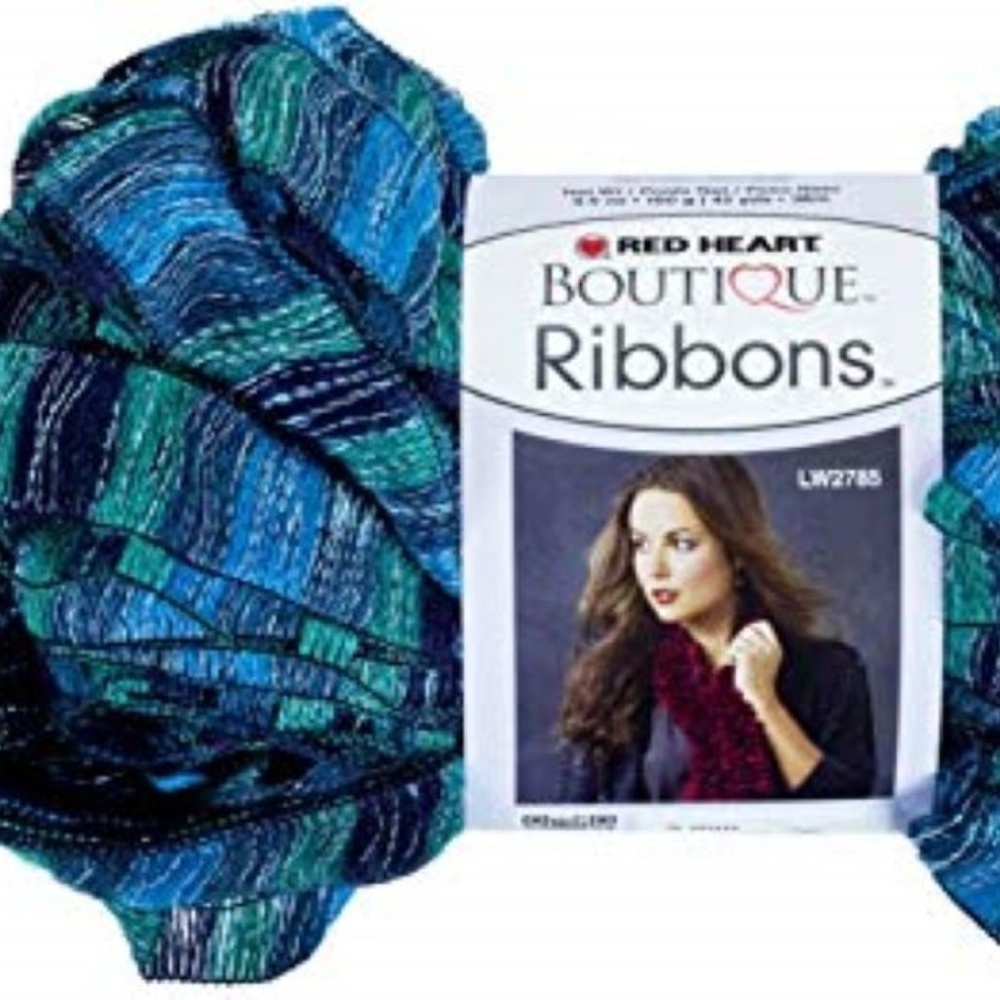 Red Heart Boutique Ribbons Yarn - Laguna One Skein -